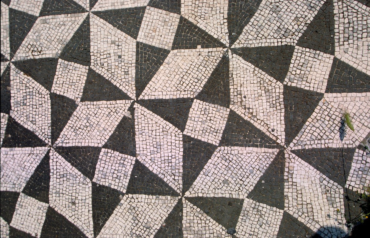 Gemusterter Boden (Mosaik) von Roman