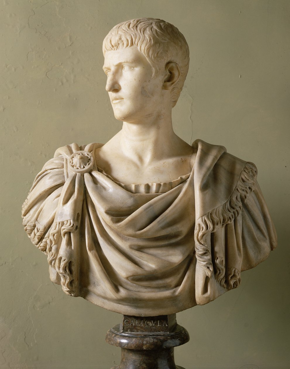 Porträt des Kaisers Caligula (12-41) von Roman