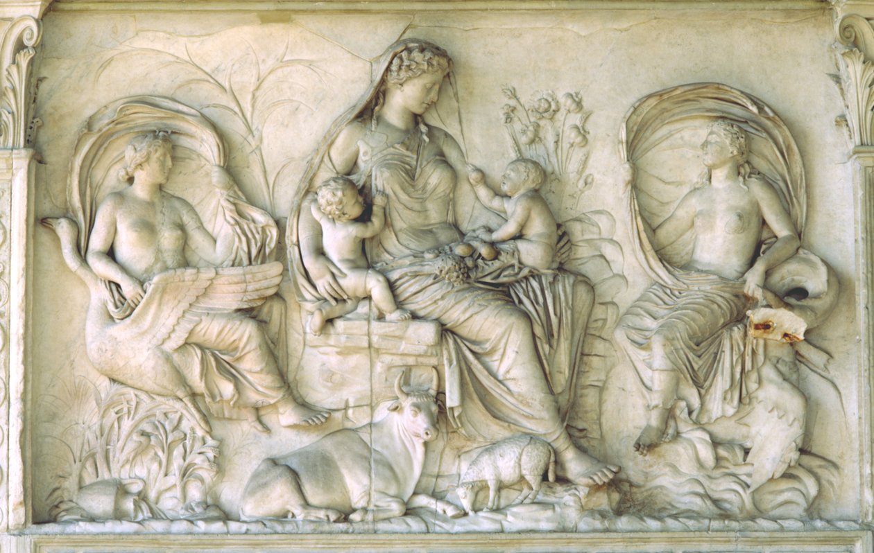 Tellus-Panel des Ara Pacis von Roman