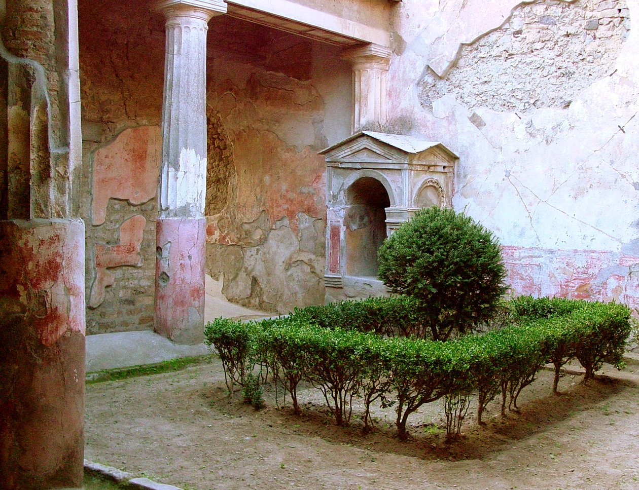 Ansicht eines Atriums von Roman