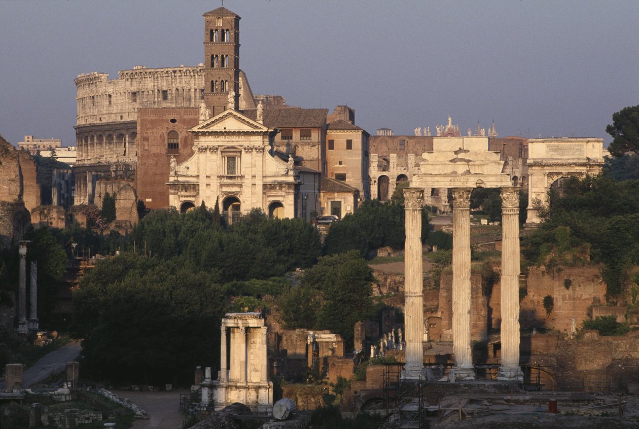 Blick auf das Forum von Roman