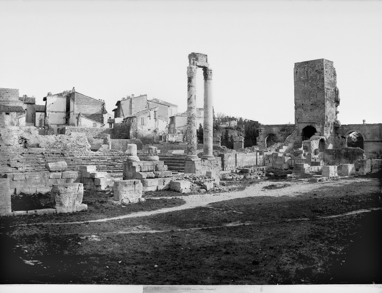 Ansicht des antiken Theaters von Roman