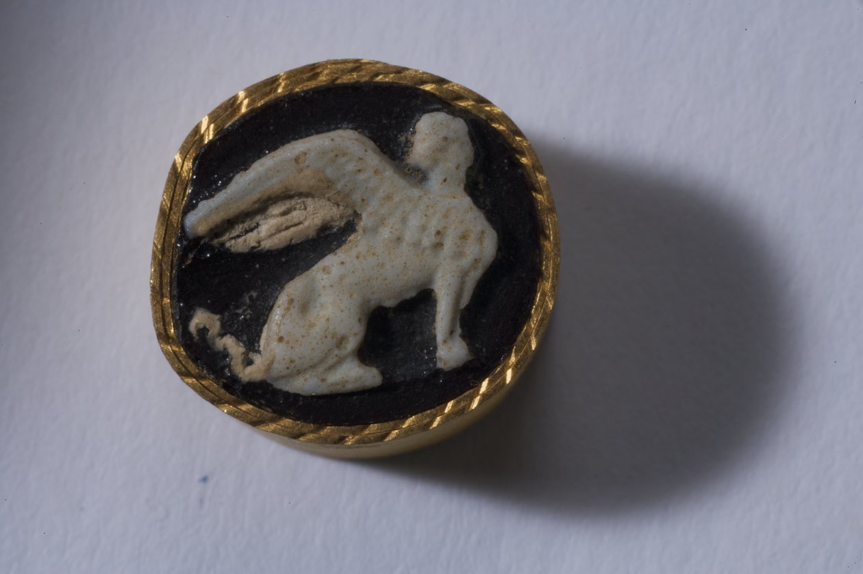 Kamee einer Sphinx von Roman Imperial Period