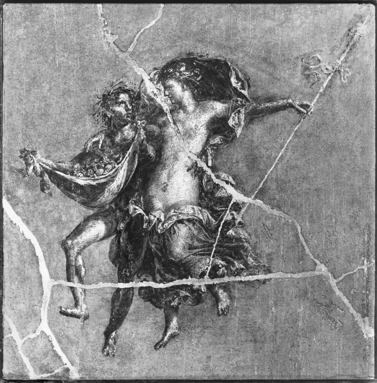 Faun und Bacchantin, aus Pompeji von Roman Roman