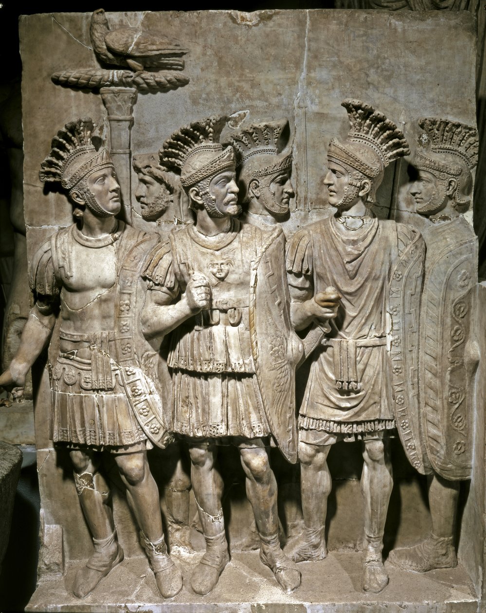 Prätorianer-Relief, ca. 51-52 n. Chr. (Marmor) von Roman