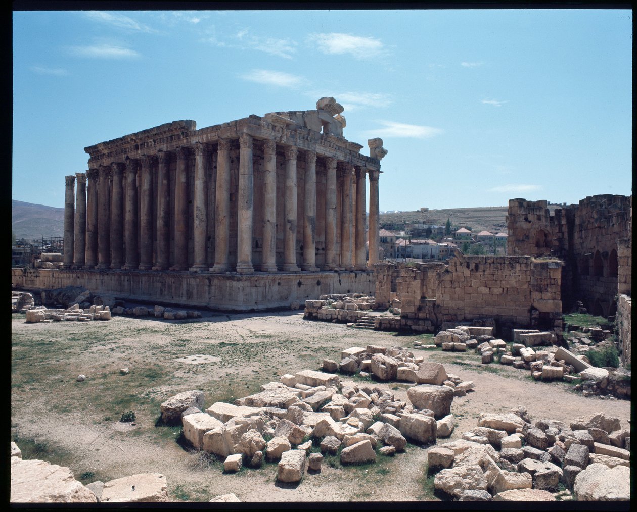 Überreste des Tempels des Bacchus von Roman