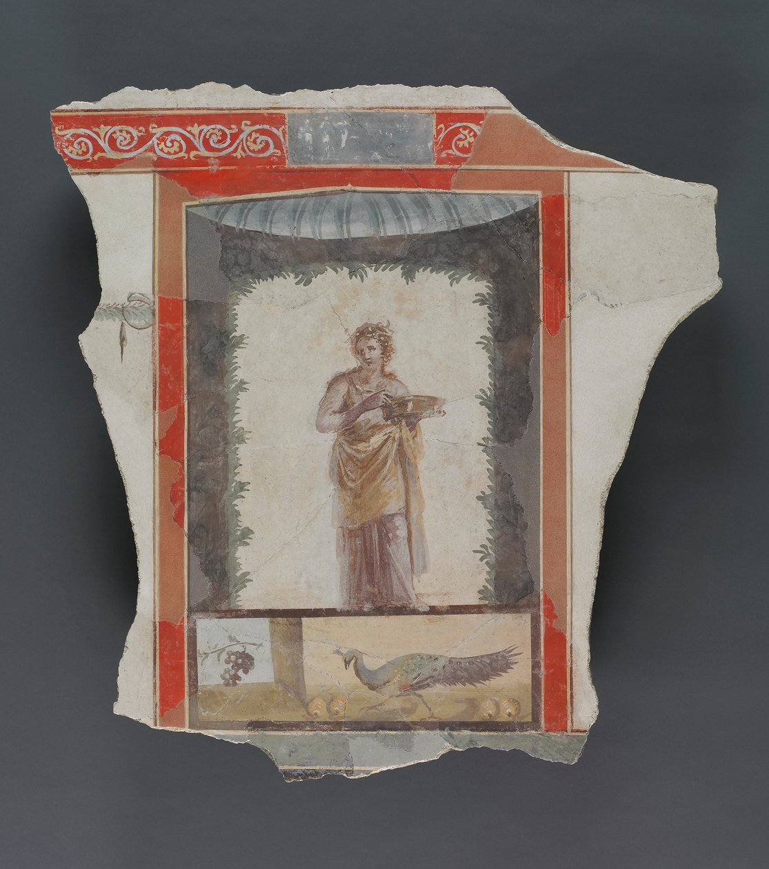 Römisches Fresko-Fragment von Roman