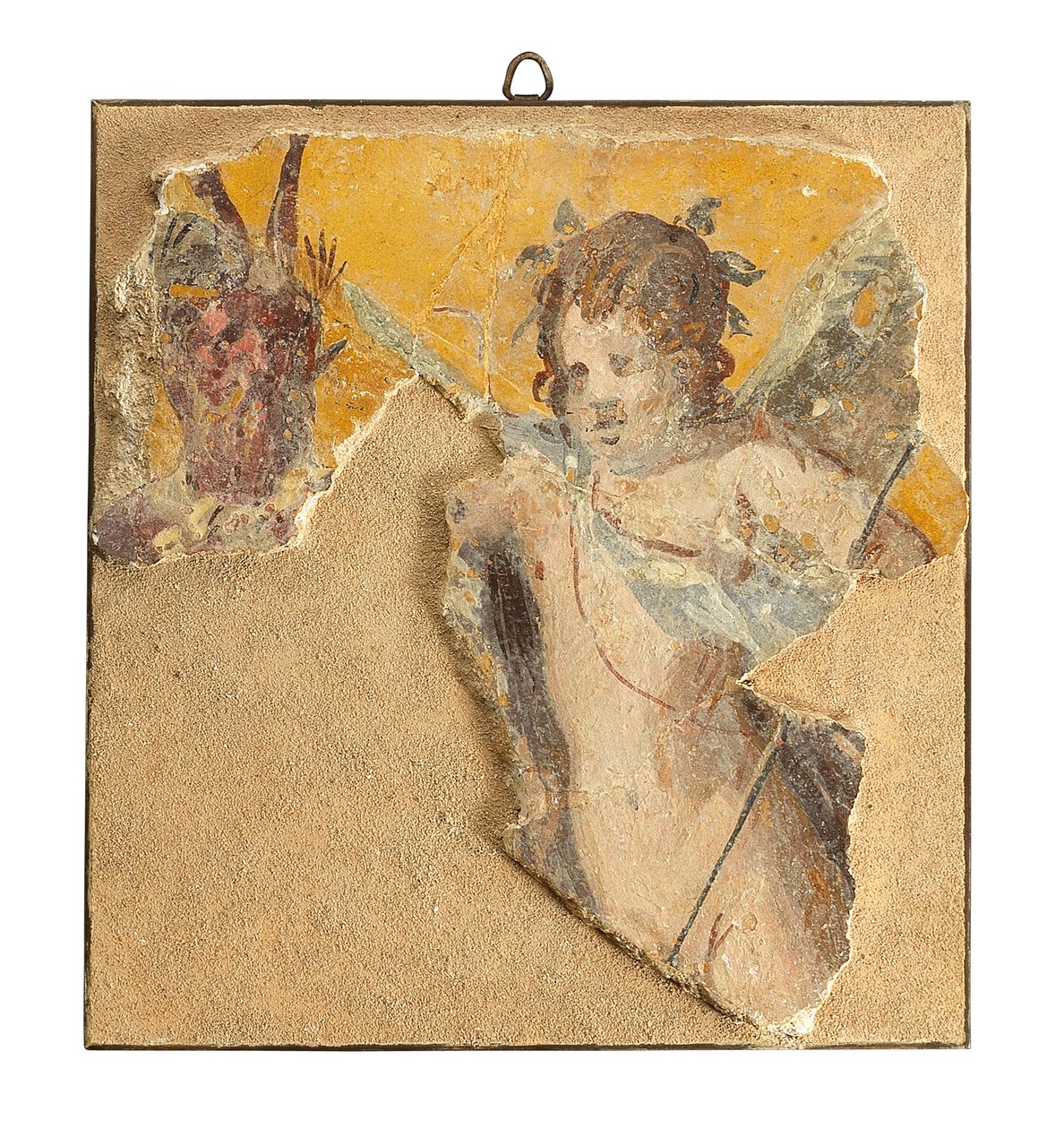 Römisches Wandmalereifragment, ca. 1. Jahrhundert v. Chr. von Roman