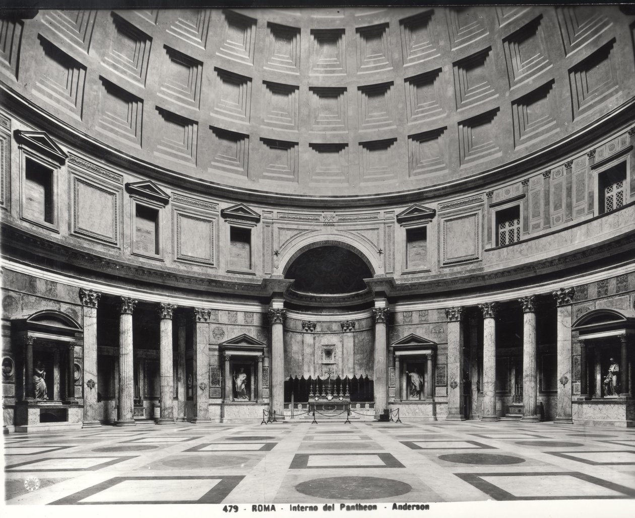Ansicht des Innenraums von Roman
