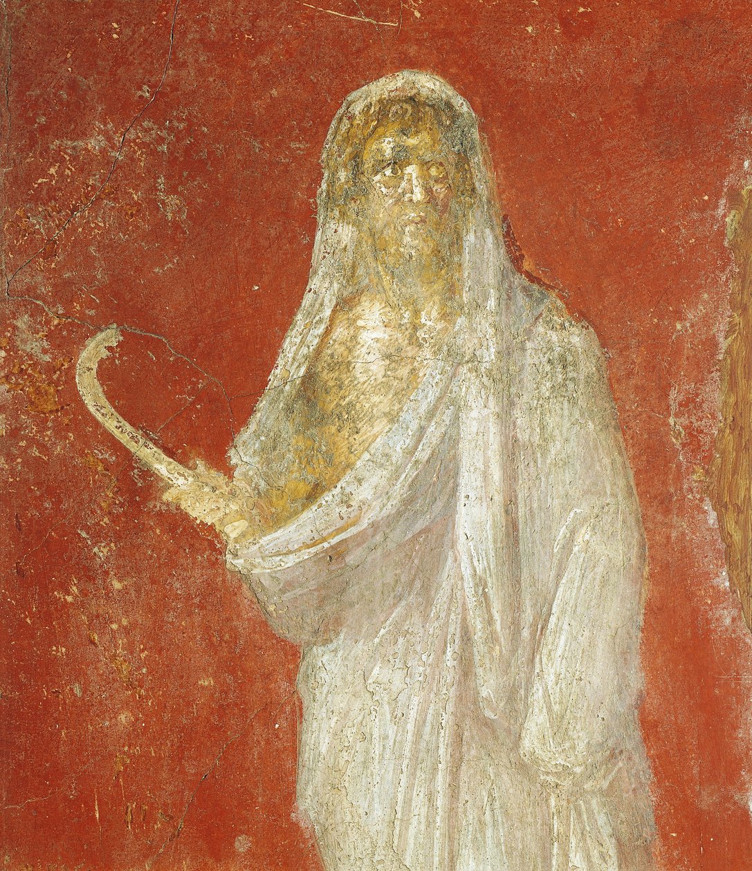Fresko, das Saturn darstellt, aus Pompeji von Roman Roman