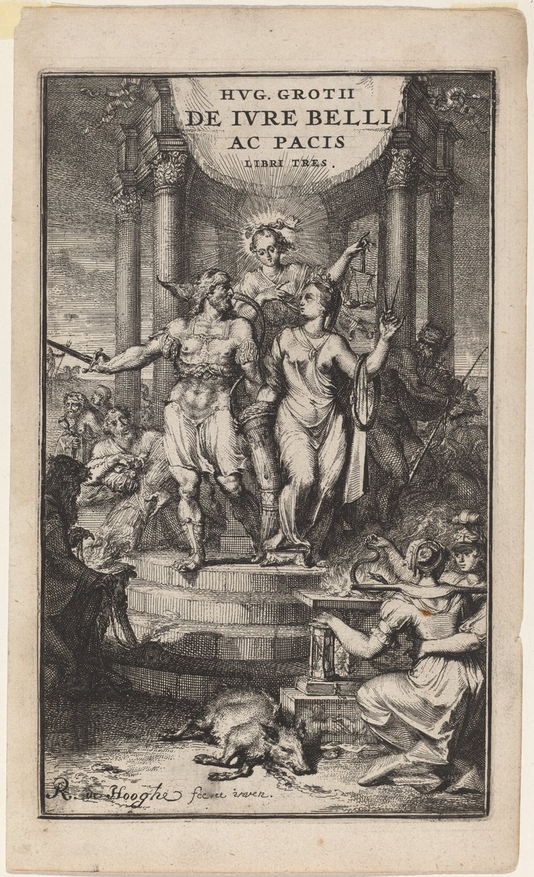 Gesetz des Krieges und des Friedens von Romeyn de Hooghe