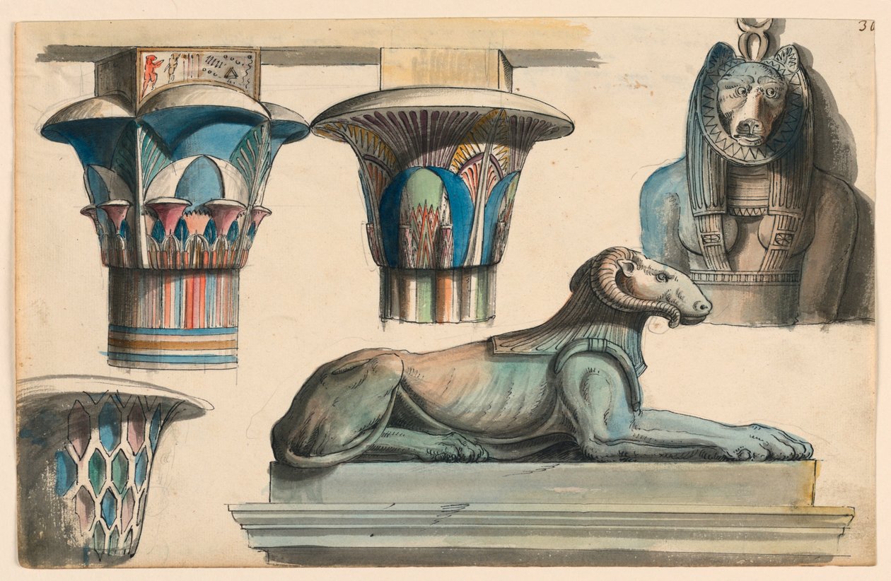 Ägyptische Altertümer von Romolo Achille Liverani