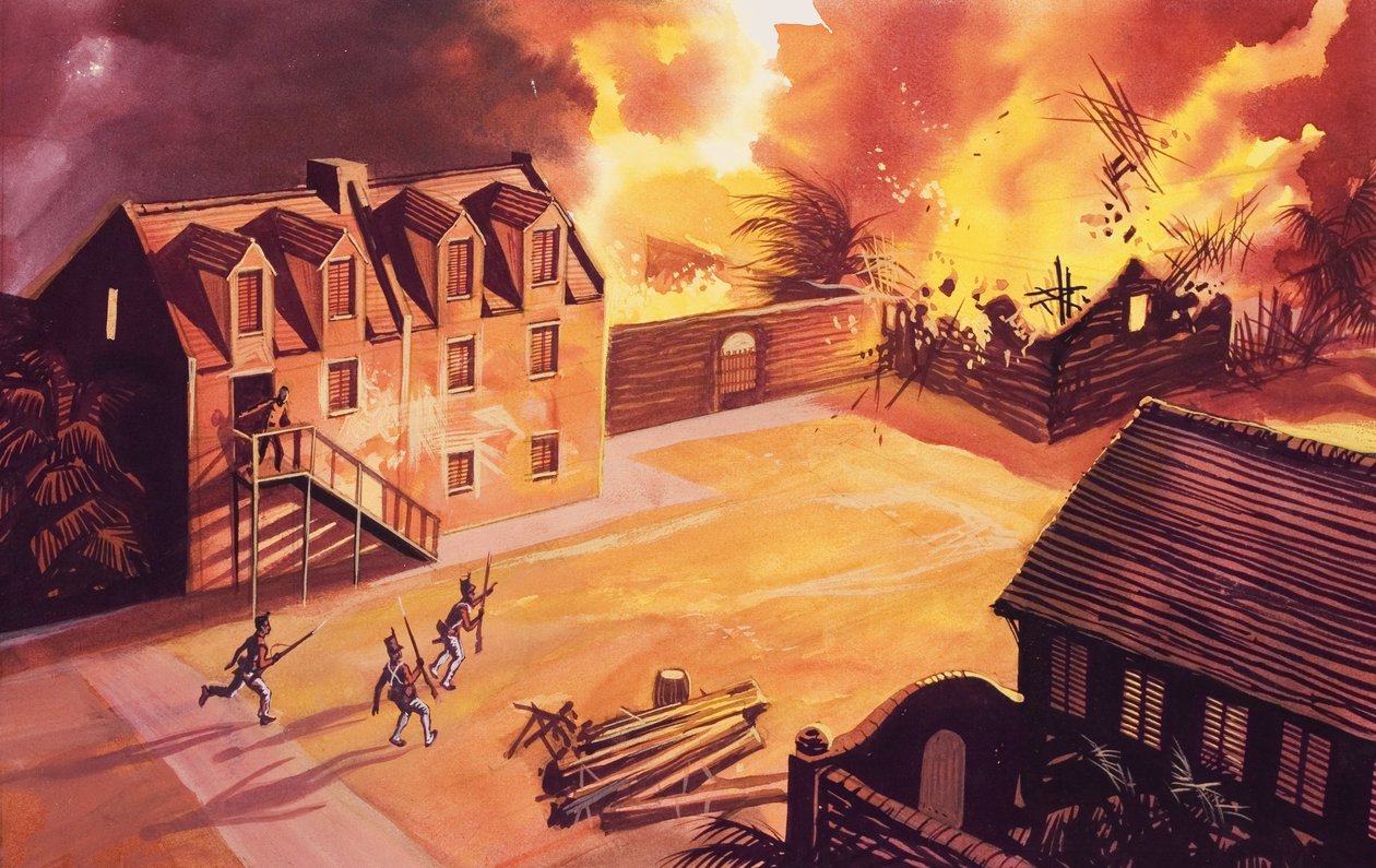 Explosion von Ron Embleton