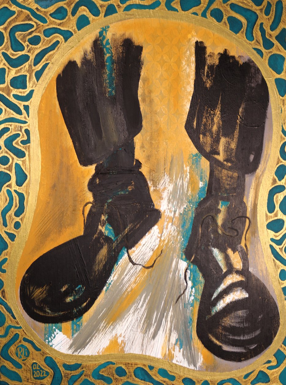 Charlie Chaplin - Die Schuhe von RosaLi