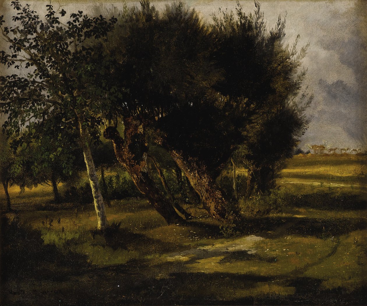 Baumsträuße auf der Wiese von Rosa Bonheur