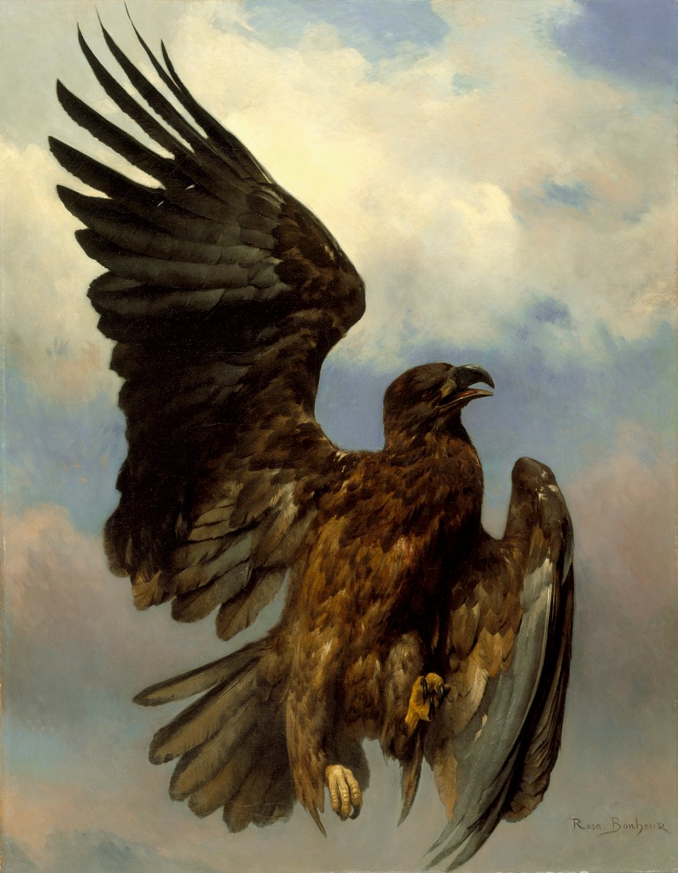 Der verwundete Adler, ca. 1870 von Rosa Bonheur