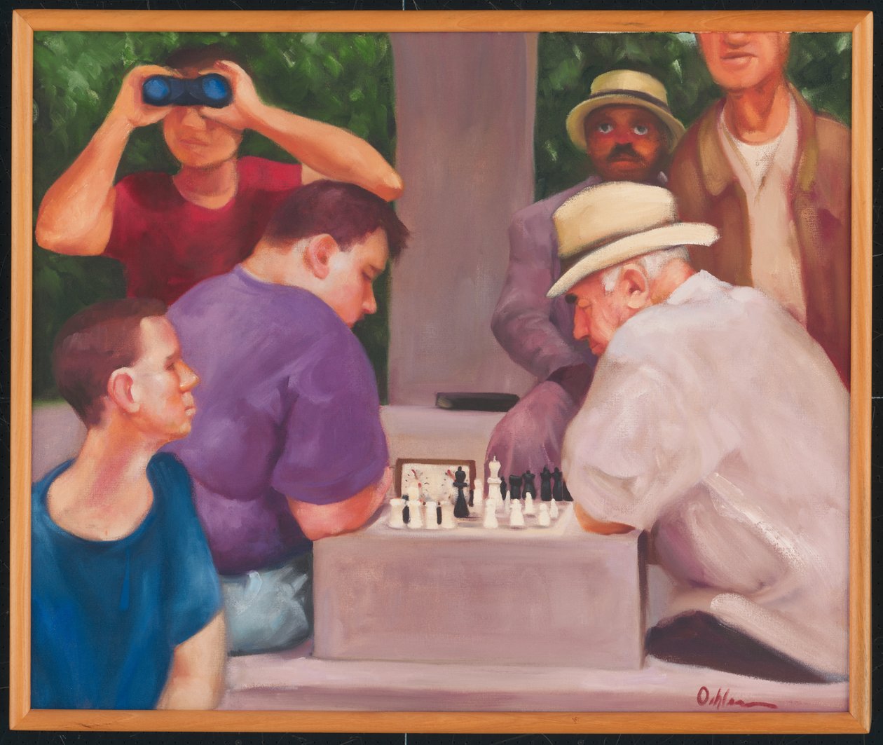Die Schachspieler von Rosemarie Adcock