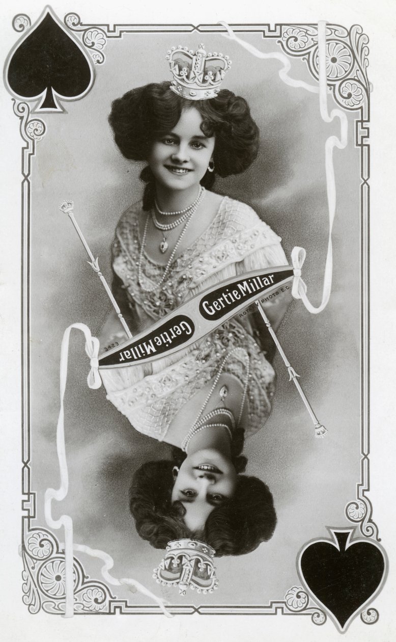 Gertie Millar, britische Schauspielerin und Sängerin von Rotary Photo