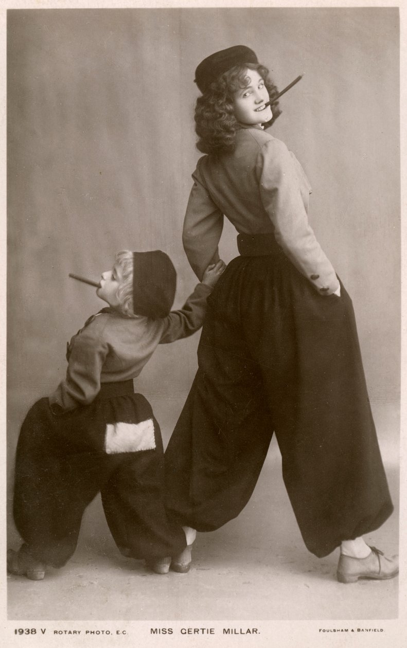 Gertie Millar, britische Schauspielerin und Sängerin, ca. 1906 von Rotary Photo