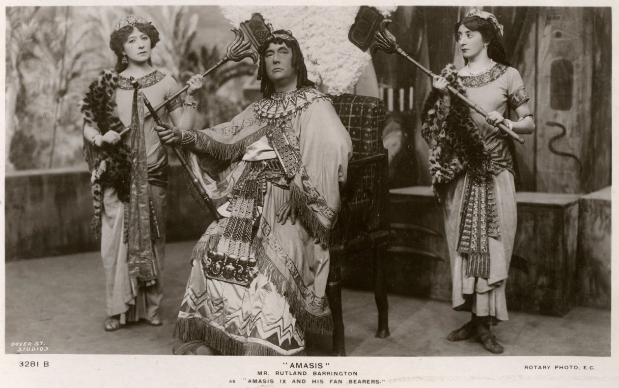 Mitglieder der Besetzung von Amasis, um 1906 von Rotary Photo