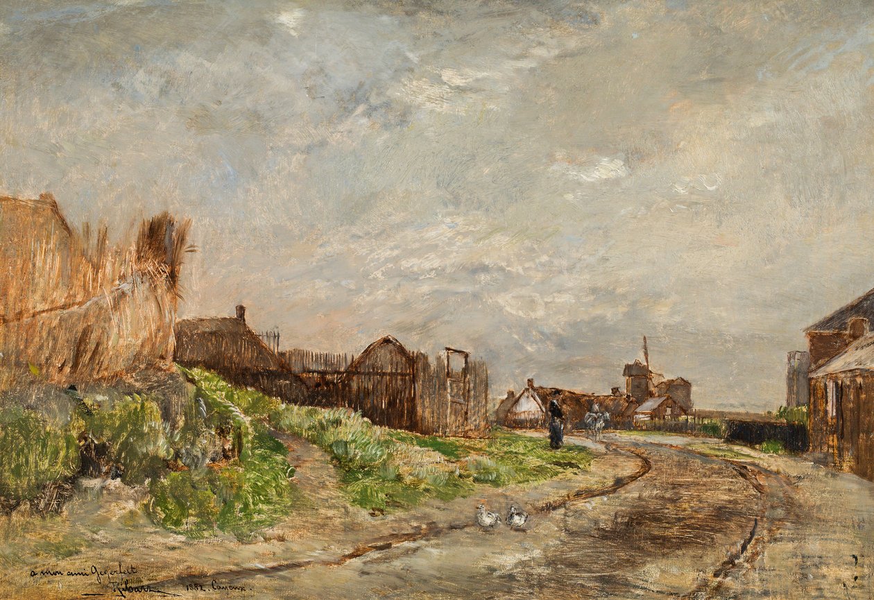 Französische Landschaft bei Cayeux von Rudolf Ribarz