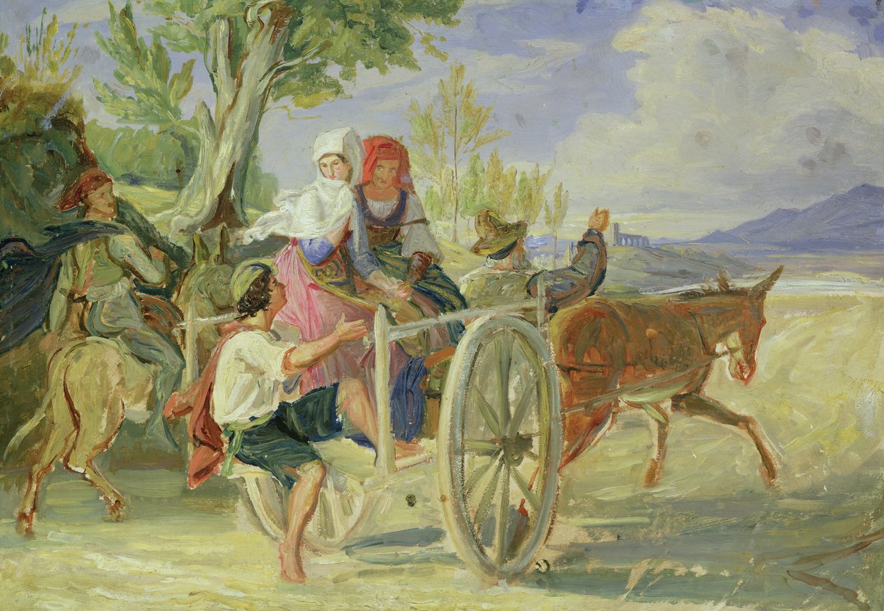 Italienischer Wagen von Rudolph Friedrich Wasmann