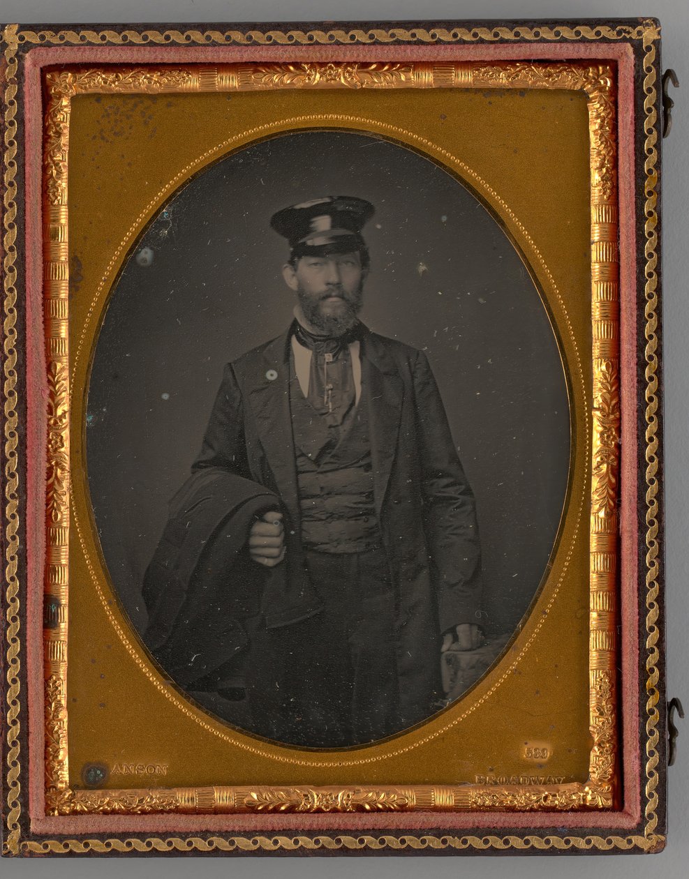 Unbetiteltes Porträt eines Mannes von Rufus Anson