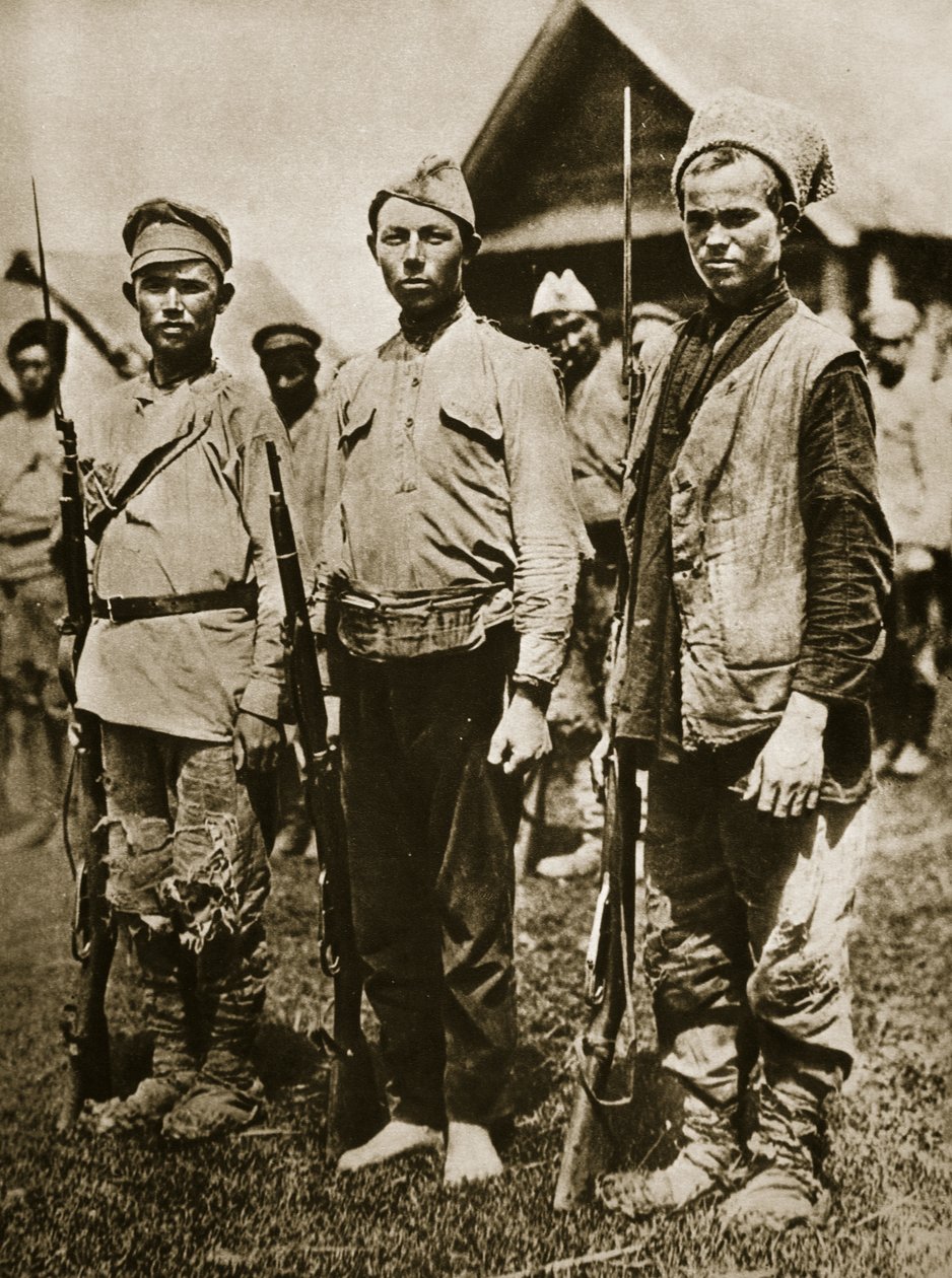 Und drei, mit einem neuen Liedmaß, können ein Imperium niedertrampeln (Sepia-Foto) von Russian Photographer