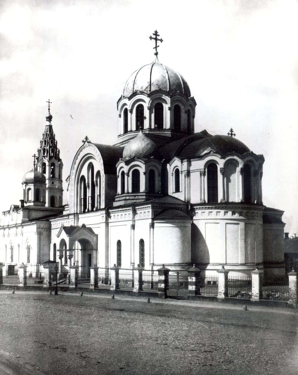 Kirche der Gottesmutter von Kasan, Moskau, 1881 von Russian Photographer