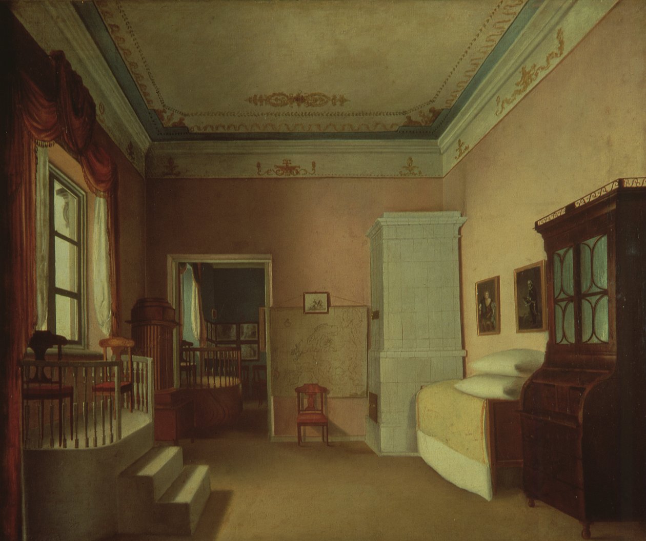 Großes Interieur von Russian School