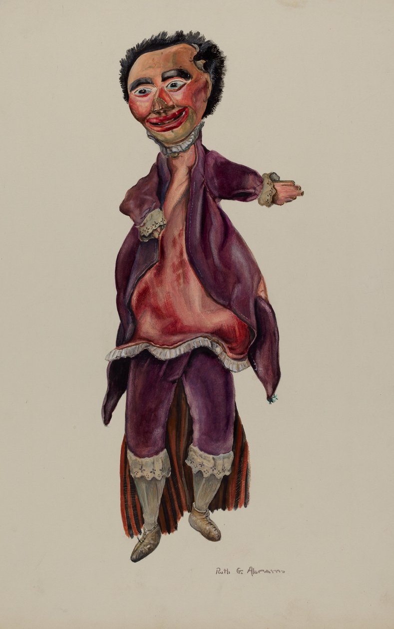 Der Doktor Marionette, ca. 1937 von Ruth Abrams