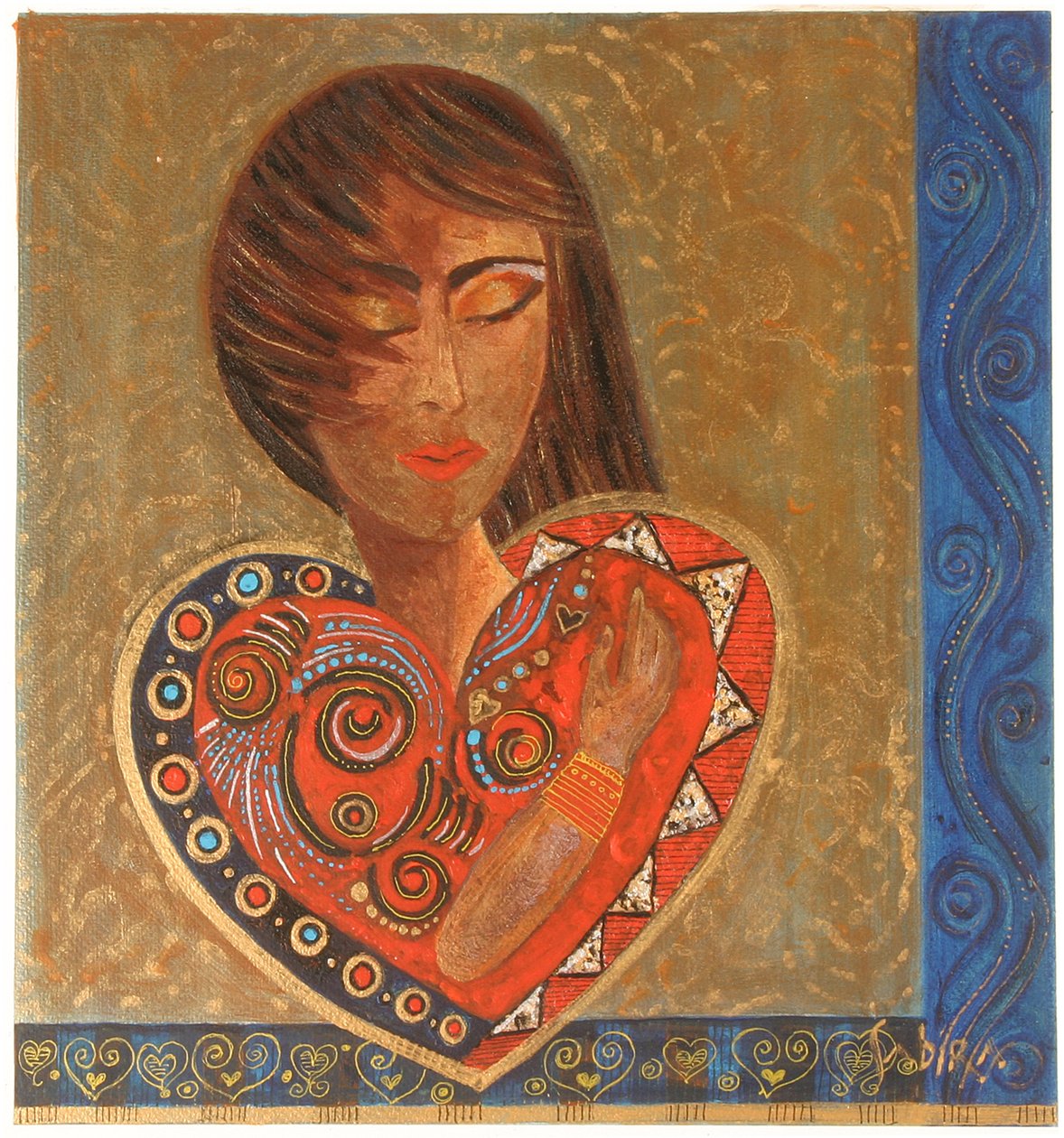 Hand auf Herz, 2007 von Sabira Manek