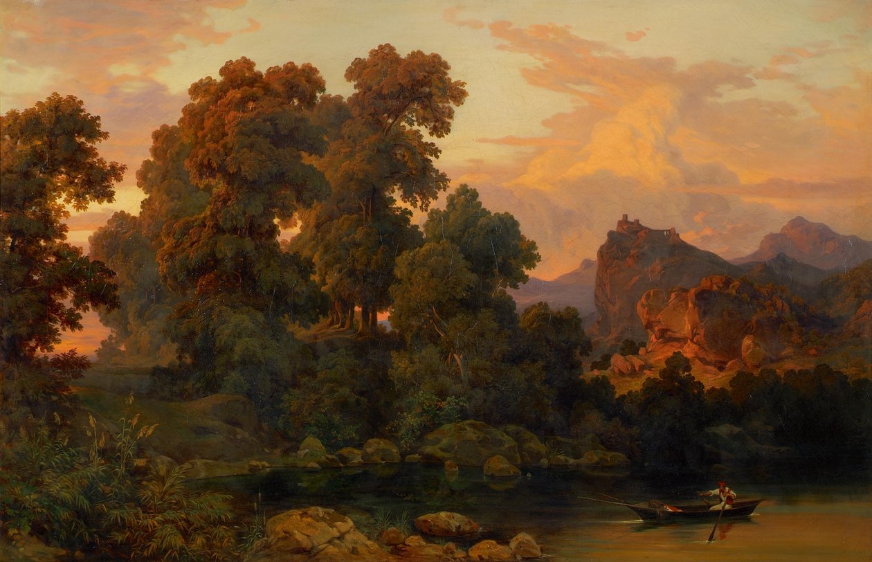 Italienische Landschaft von Salomon Corrodi
