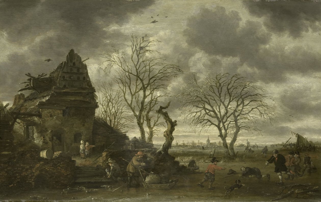 Winterszene von Salomon Rombouts