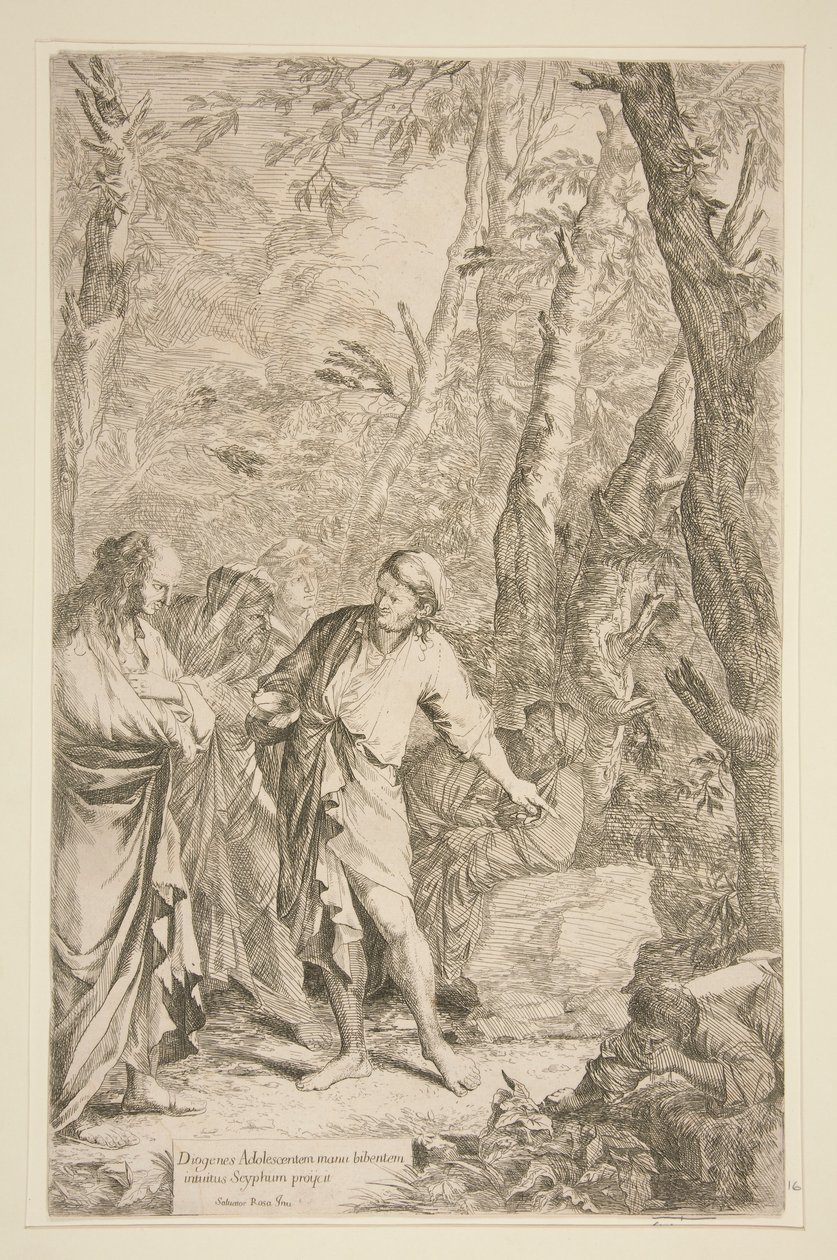 Diogenes von Salvator Rosa