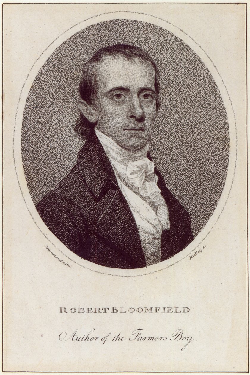 Robert Bloomfield, graviert von William Ridley, veröffentlicht im 