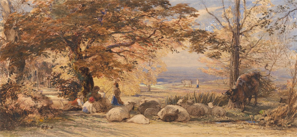 Rustikale Zufriedenheit von Samuel Palmer