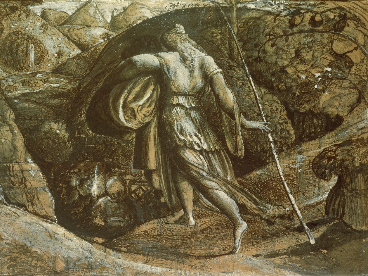 Ruth kehrt vom Ährenlesen zurück von Samuel Palmer