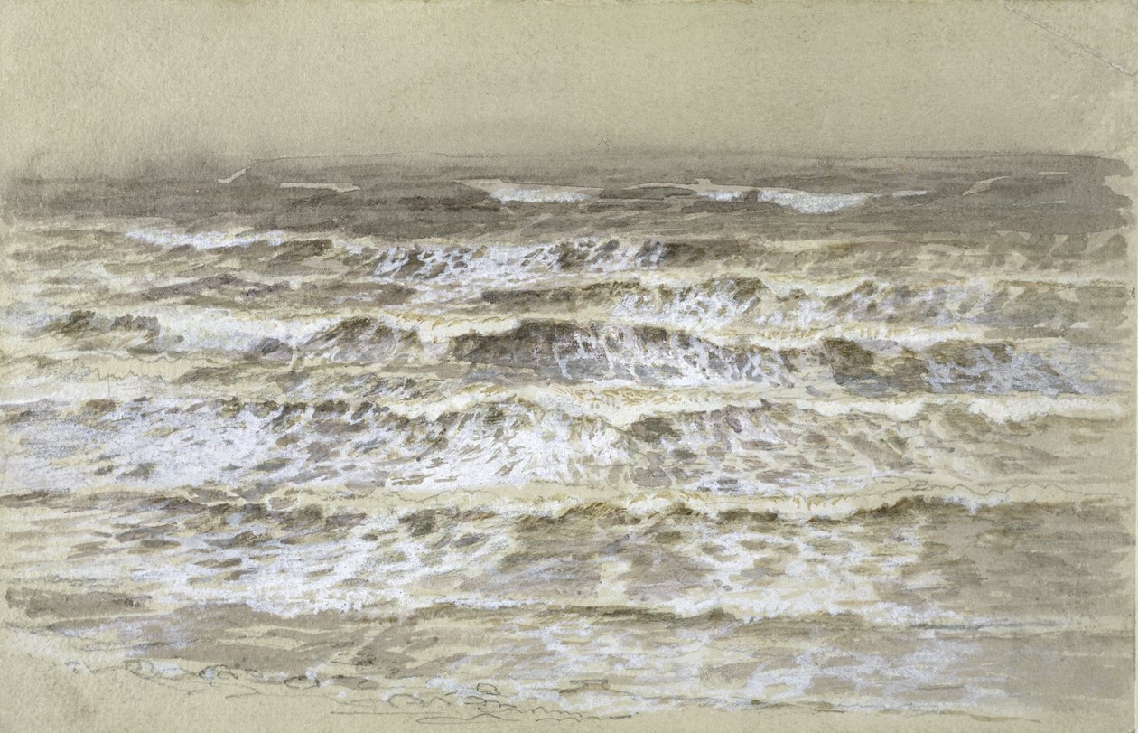 Studie von Wellen von Samuel Palmer