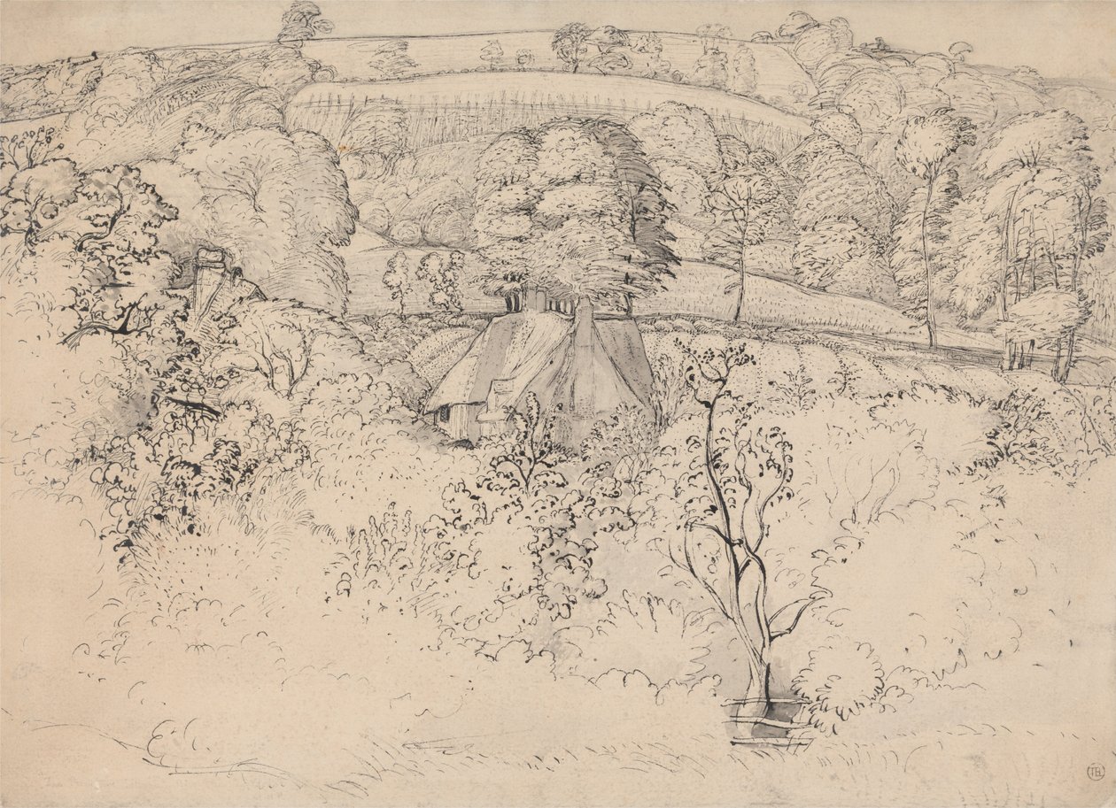 Die primitive Hütte, Shoreham von Samuel Palmer