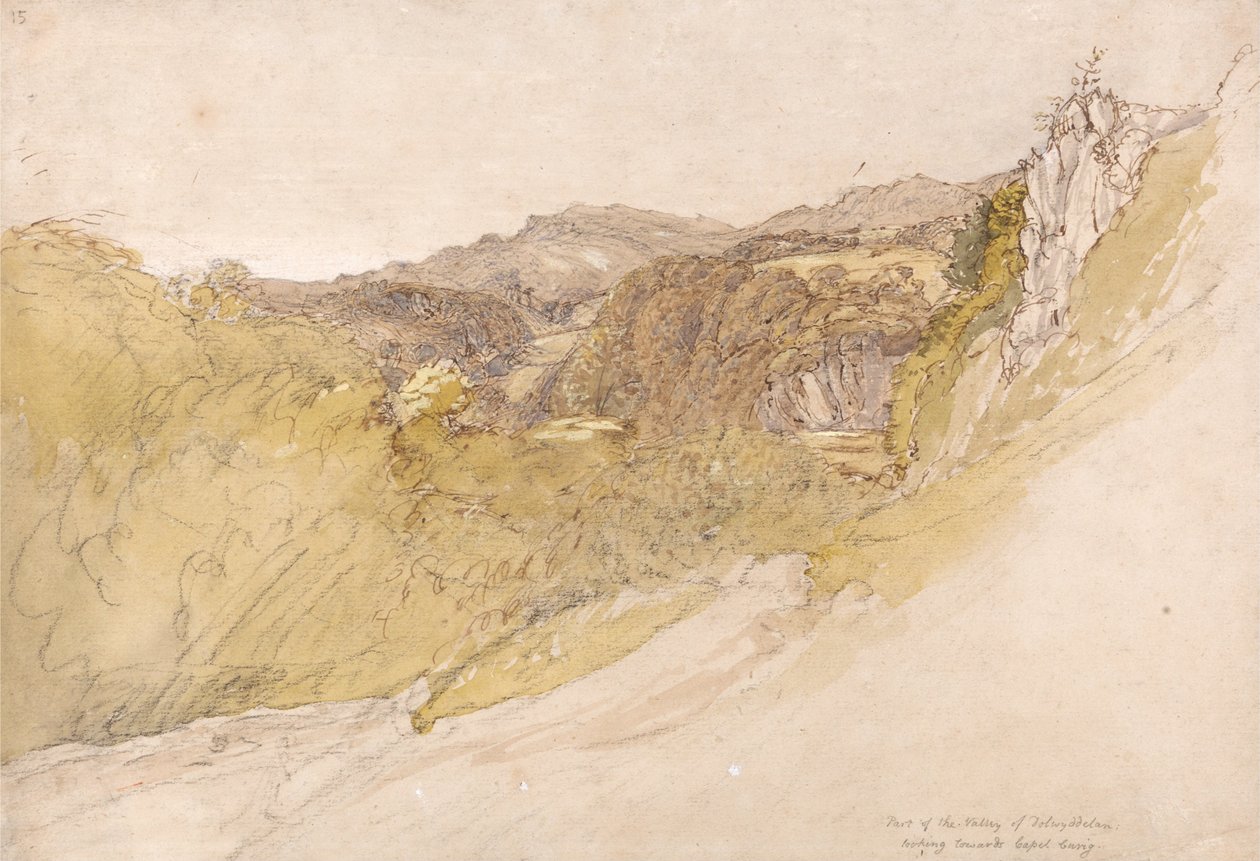 Das Tal von Dolwyddelan von Samuel Palmer