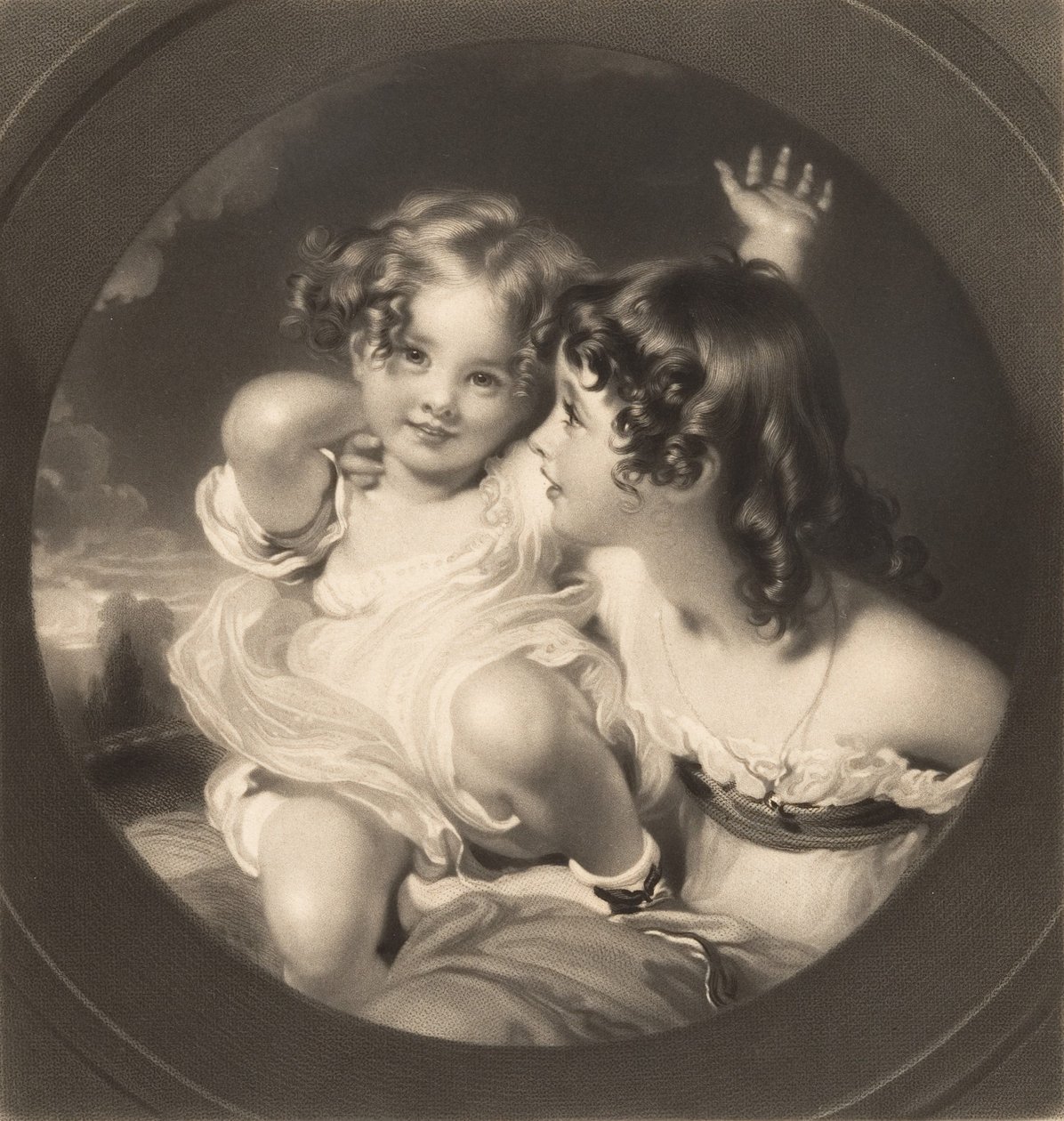Die Calmady-Kinder, 1835 von Samuel Cousins