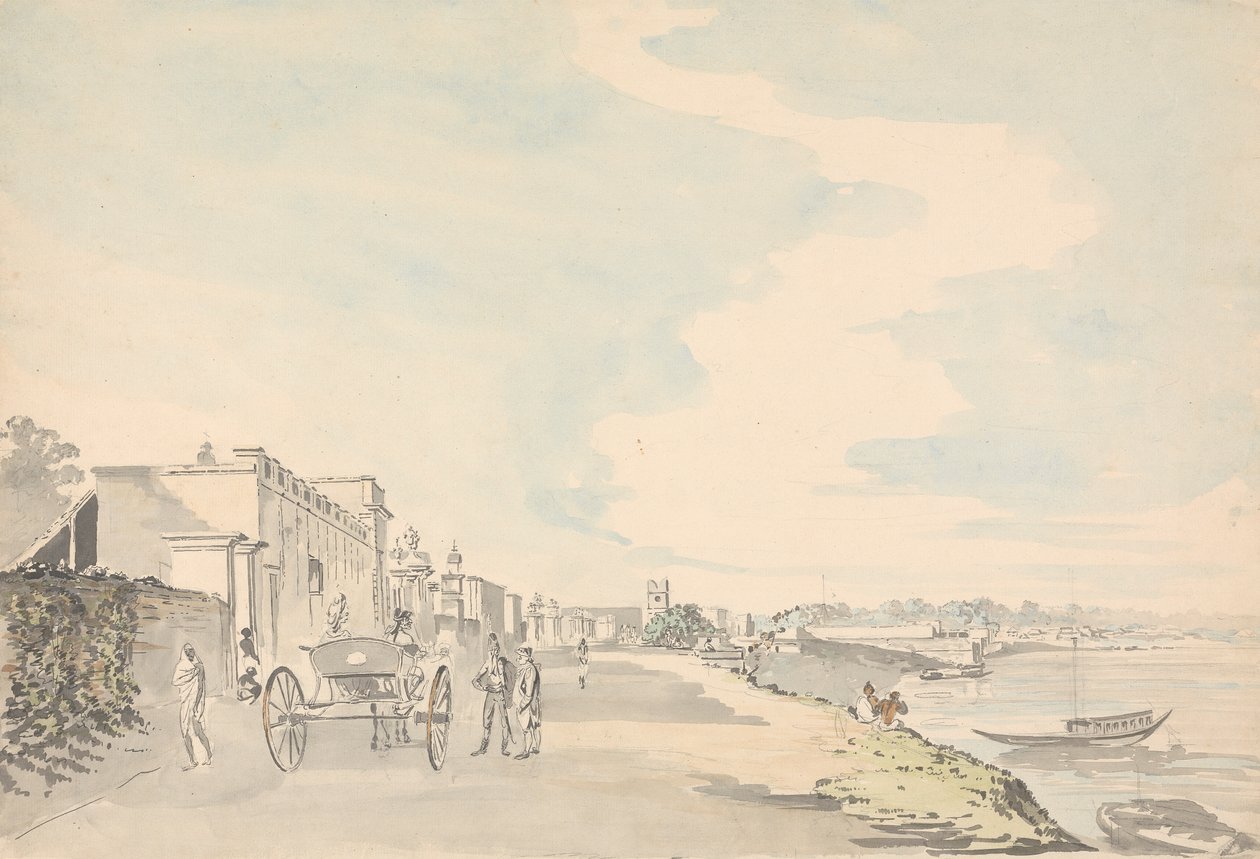 Chandernagore, Westbengalen von Samuel Davis
