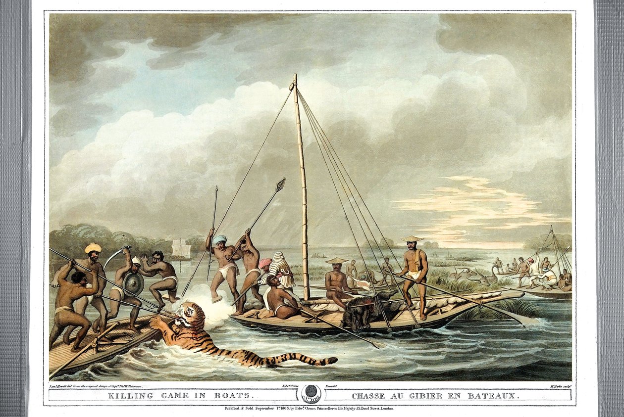 Boot, das Wild tötet von Samuel Howitt