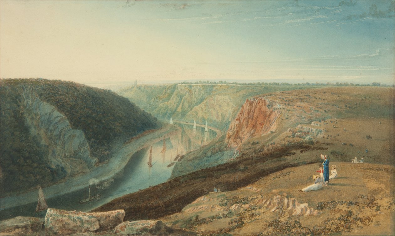 Der Avon vom Observatoriumshügel, ca. 1825 von Samuel Jackson