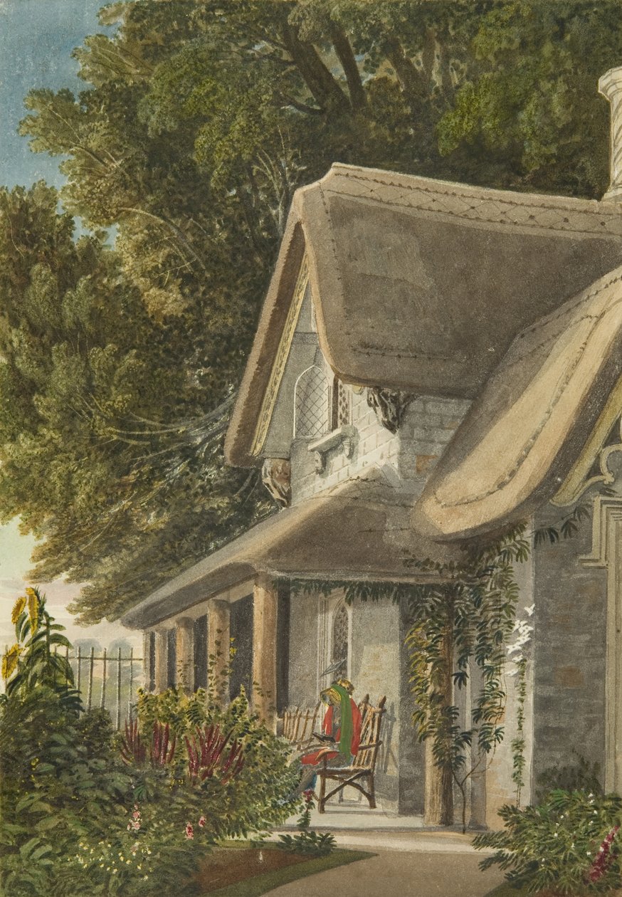 Die Lodge im Broomwell House, um 1824 von Samuel Jackson