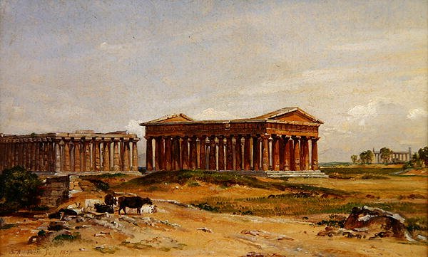 Die Ruinen von Paestum von Samuel James Ainsley