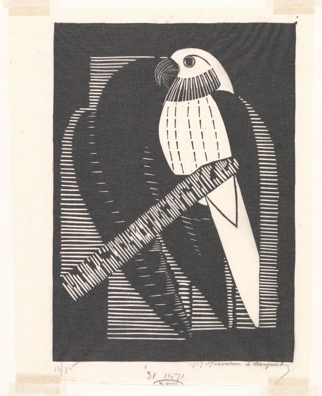 Papagei von Samuel Jessurun de Mesquita