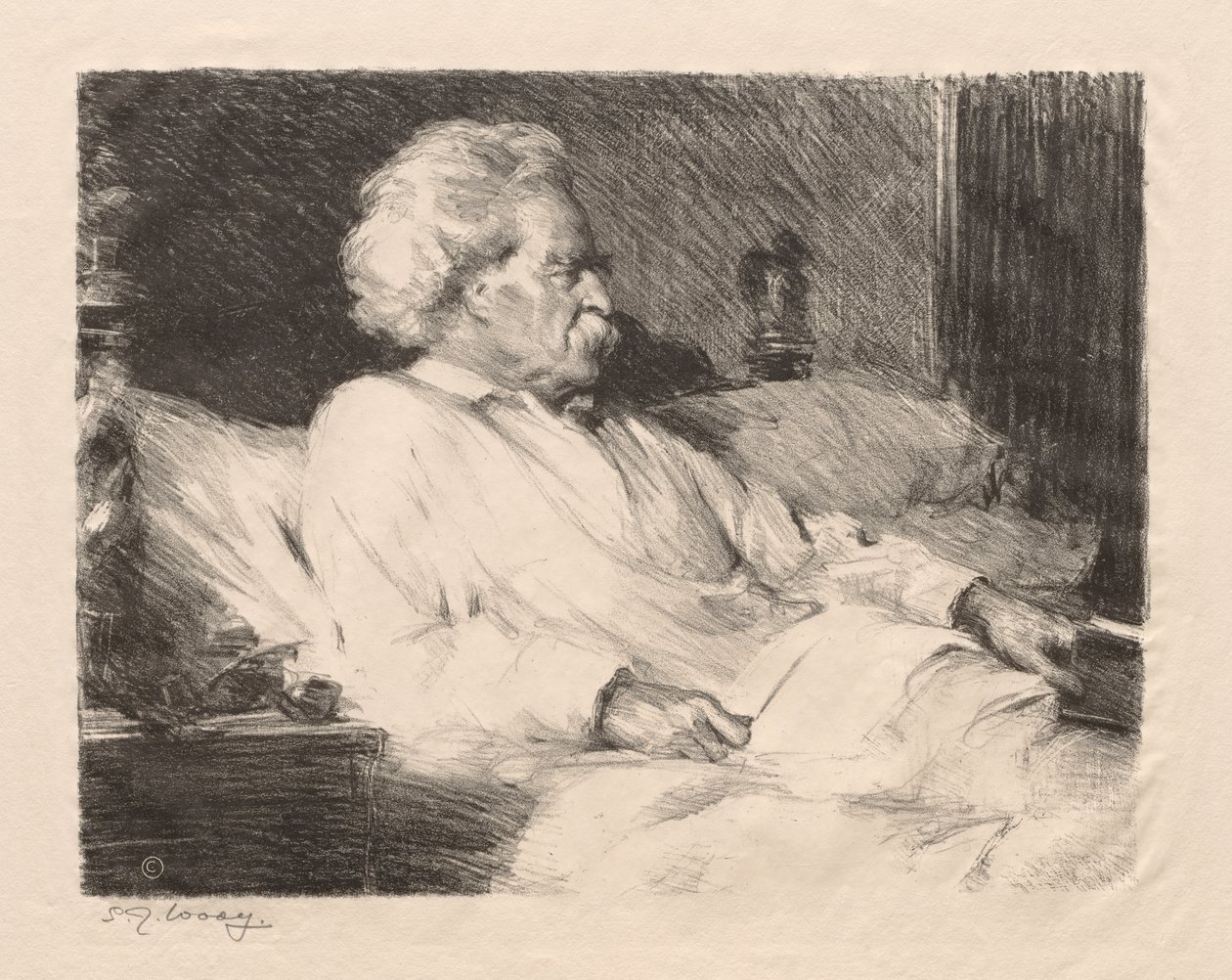 Mark Twain von Samuel Johnson Woolf