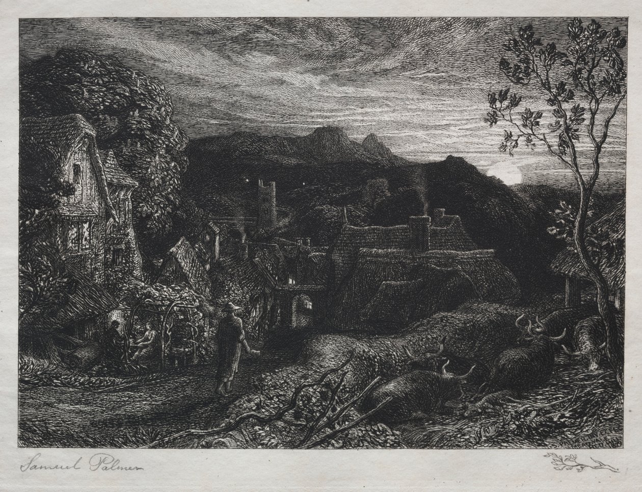 Der Ausrufer, 1879 von Samuel Palmer